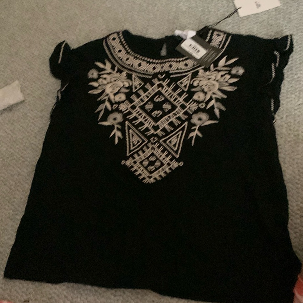Southern Loop embroidered top new with tags